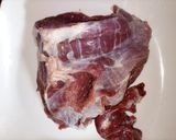 A picture of step 1 of Kilishi(Nigerian beef jerky).