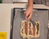 A picture of step 3 of Cheesy Puff Pastry Roll with Broccoli and Tuna.