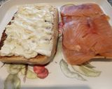 Foto del paso 4 de la receta Focaccia con queso Philadelphia y salmón ahumado