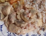 Foto del paso 5 de la receta: Pollo en salsa de champiñones