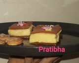 A picture of step 2 of Aam papad pudding.