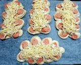 รูปขั้นตอนการทำที่ 14 ของ ขนมปังไส้กรอกสไตล์เกาหลี korean sausage bread