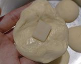 Foto langkah ke 6 dari resep Roti Sobek, Pandan Dan Keju #563.