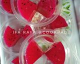 Foto langkah ke 3 dari resep Puding Klop Buah Naga.