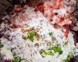 A picture of step 1 of Oats and Beetroot tikki.