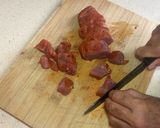 Foto del paso 1 de la receta: Arroz con carne en adobo