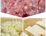 รูปขั้นตอนการทำที่ 1 ของ ผัดถั่วงอกเต้าหู้หมูสับ