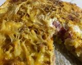 Foto del paso 1 de la receta: Tarta de papa, cebolla, salame y queso
