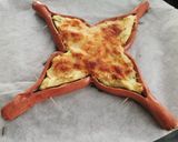 Hagymás krumpli, sült virslivel recept fázis 6 fotója