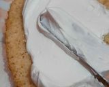 A picture of step 2 of Heart shape Marble cake Green & white.