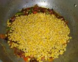 A picture of step 7 of Spicy daal karela.