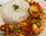 รูปขั้นตอนการทำที่ 8 ของ มะเขือเทศผัดไข่🍅