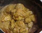 A picture of step 3 of Chicken curry.