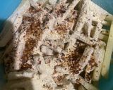A picture of step 2 of Pakora fries.