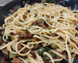 Foto del paso 7 de la receta: Espaguetis carbonara con calabacín