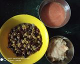 A picture of step 1 of Rajmadal sabji.