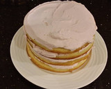 A picture of step 29 of Lemon Layer Cake with Blackberrie Cream Filling and a Lemon Cream Frosting.