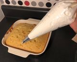 A picture of step 6 of Tres leches.
