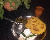 सरसों का साग और मक्की की रोटी (Sarson ka saag aur makki ki roti recipe in Hindi) रेसिपी चरण 2 फोटो