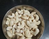 A picture of step 1 of Cashews Malpuwa.