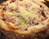 Foto del paso 4 de la receta: Hogaza rellena de jamón york y queso para la noche de Reyes 👑