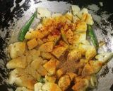 आलू सोया मेथी की सब्जी (aloo soya methi ki sabzi recipe in Hindi) रेसिपी चरण 2 फोटो