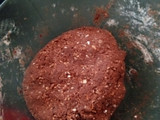 Masa de tarta salada de avena y harina de algarroba