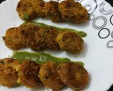 A picture of step 14 of Meethi Vadi.