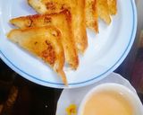 A picture of step 3 of Sweet egg bread toast.