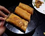 Stuffed roti chila rolls (leftover roti rolls) recipe step 6 photo