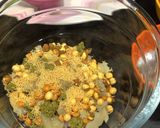 A picture of step 3 of Sukha Bhel.