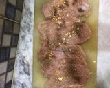 A picture of step 2 of Black pepper chicken steak.