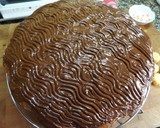 Foto del paso 4 de la receta: Pastel de calabaza con nueces y chocolate