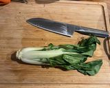 A picture of step 2 of Seasonal soup, early April edition.