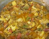 A picture of step 4 of Vegetable Dum Biryani.