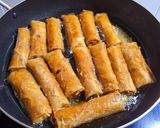A picture of step 4 of Vegetarian Corn Spring Rolls (Chả giò bắp chay).