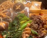 A picture of step 7 of Sukiyaki.