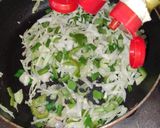 A picture of step 4 of 3 layers pan macaroni.