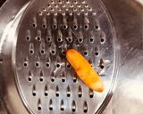 A picture of step 1 of Fresh turmeric sabzi.