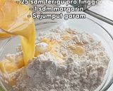 Foto langkah ke 2 dari resep Donat Susu (Takaran Sendok, No Mixer, No Ulen).