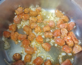 Foto del paso 2 de la receta: Garbanzos caldosos con longaniza roja
