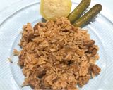 Egyszerű rizses hús recept fázis 6 fotója