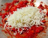 A picture of step 4 of Tricolour Rice.