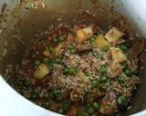 A picture of step 7 of Instant masala rice with curd & papad.