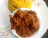 বাসন্তি পোলাও আর মাটন কষা (basonti pulao r mutton kosha recipe in Bengali) রেসিপির ধাপ 7 ছবি