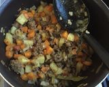 A picture of step 7 of Chiles Rellenos with Ground Beef.