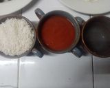 Foto del paso 1 de la receta: 🍅🥕🥘Arroz rojo con mariscos 🦐🦀