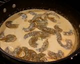 A picture of step 11 of Poached Shrimp in a Lemon Cream Broth.