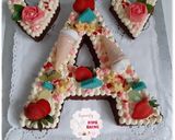 Foto langkah ke 9 dari resep Spong Cake Coklat (letter cake).