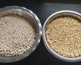 A picture of step 1 of Dahi Bhalla Chaat.